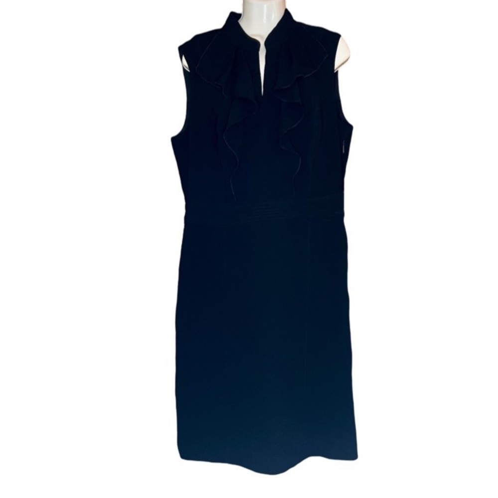 Tory Burch Sheath Black Solid Knee Length Dress